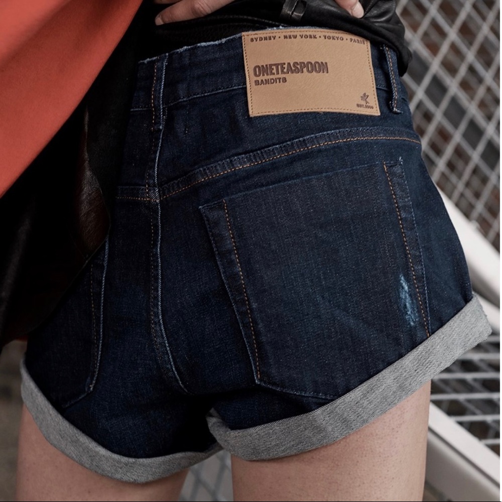 NWT One Teaspoon Bandit Jean Shorts